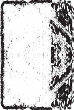 Grunge siyah ve beyaz kentsel vektör doku şablon. Karanlık dağınık toz sıkıntı arka plan kaplaması. Gürültü ve tahıl ile soyut noktalı, çizik, Vintage efekti oluşturmak kolay. Yaşlanma tasarım öğesi