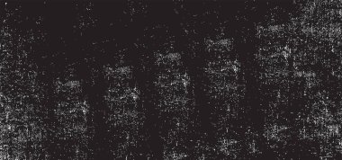 Grunge siyah ve beyaz kentsel vektör doku şablon. Karanlık dağınık toz sıkıntı arka plan kaplaması. Gürültü ve tahıl ile soyut noktalı, çizik, Vintage efekti oluşturmak kolay. Yaşlanma tasarım öğesi