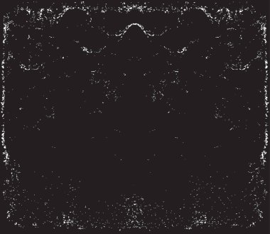 Grunge siyah ve beyaz kentsel vektör doku şablon. Karanlık dağınık toz sıkıntı arka plan kaplaması. Gürültü ve tahıl ile soyut noktalı, çizik, Vintage efekti oluşturmak kolay. Yaşlanma tasarım öğesi