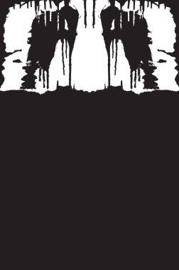 Grunge siyah ve beyaz kentsel vektör doku şablon. Karanlık dağınık toz sıkıntı arka plan kaplaması. Gürültü ve tahıl ile soyut noktalı, çizik, Vintage efekti oluşturmak kolay. Yaşlanma tasarım öğesi