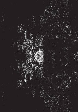 Grunge siyah ve beyaz kentsel vektör doku şablon. Karanlık dağınık toz sıkıntı arka plan kaplaması. Gürültü ve tahıl ile soyut noktalı, çizik, Vintage efekti oluşturmak kolay. Yaşlanma tasarım öğesi