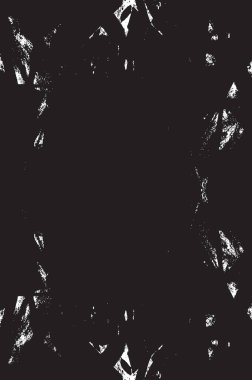 Grunge siyah ve beyaz kentsel vektör doku şablon. Karanlık dağınık toz sıkıntı arka plan kaplaması. Gürültü ve tahıl ile soyut noktalı, çizik, Vintage efekti oluşturmak kolay. Yaşlanma tasarım öğesi