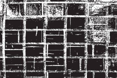 Grunge siyah ve beyaz kentsel vektör doku şablon. Karanlık dağınık toz sıkıntı arka plan kaplaması. Gürültü ve tahıl ile soyut noktalı, çizik, Vintage efekti oluşturmak kolay. Yaşlanma tasarım öğesi