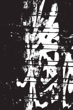 Grunge siyah ve beyaz kentsel vektör doku şablon. Karanlık dağınık toz sıkıntı arka plan kaplaması. Gürültü ve tahıl ile soyut noktalı, çizik, Vintage efekti oluşturmak kolay. Yaşlanma tasarım öğesi