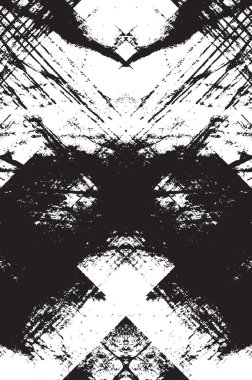 Grunge siyah ve beyaz kentsel vektör doku şablon. Karanlık dağınık toz sıkıntı arka plan kaplaması. Gürültü ve tahıl ile soyut noktalı, çizik, Vintage efekti oluşturmak kolay. Yaşlanma tasarım öğesi