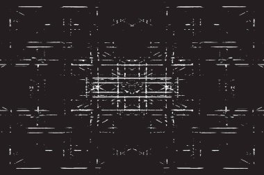 Grunge siyah ve beyaz kentsel vektör doku şablon. Karanlık dağınık toz sıkıntı arka plan kaplaması. Gürültü ve tahıl ile soyut noktalı, çizik, Vintage efekti oluşturmak kolay. Yaşlanma tasarım öğesi