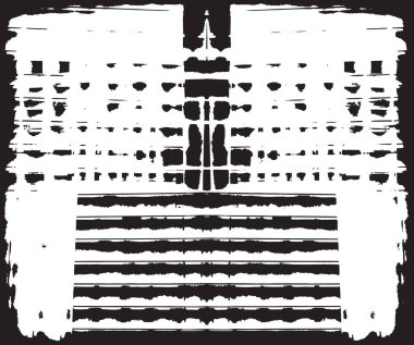 Grunge siyah ve beyaz kentsel vektör doku şablon. Karanlık dağınık toz sıkıntı arka plan kaplaması. Gürültü ve tahıl ile soyut noktalı, çizik, Vintage efekti oluşturmak kolay. Yaşlanma tasarım öğesi