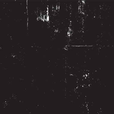 Grunge siyah ve beyaz kentsel vektör doku şablon. Karanlık dağınık toz sıkıntı arka plan kaplaması. Gürültü ve tahıl ile soyut noktalı, çizik, Vintage efekti oluşturmak kolay. Yaşlanma tasarım öğesi
