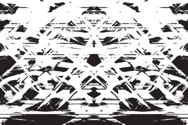 Grunge siyah ve beyaz kentsel vektör doku şablon. Karanlık dağınık toz sıkıntı arka plan kaplaması. Gürültü ve tahıl ile soyut noktalı, çizik, Vintage efekti oluşturmak kolay. Yaşlanma tasarım öğesi