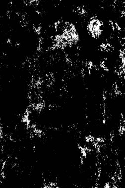 Grunge siyah ve beyaz kentsel vektör doku şablon. Karanlık dağınık toz sıkıntı arka plan kaplaması. Gürültü ve tahıl ile soyut noktalı, çizik, Vintage efekti oluşturmak kolay. Yaşlanma tasarım öğesi