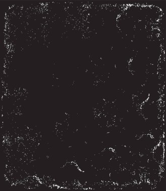 Grunge siyah ve beyaz kentsel vektör doku şablon. Karanlık dağınık toz sıkıntı arka plan kaplaması. Gürültü ve tahıl ile soyut noktalı, çizik, Vintage efekti oluşturmak kolay. Yaşlanma tasarım öğesi