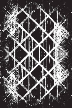 Grunge siyah ve beyaz kentsel vektör doku şablon. Karanlık dağınık toz sıkıntı arka plan kaplaması. Gürültü ve tahıl ile soyut noktalı, çizik, Vintage efekti oluşturmak kolay. Yaşlanma tasarım öğesi