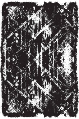 Grunge siyah ve beyaz kentsel vektör doku şablon. Karanlık dağınık toz sıkıntı arka plan kaplaması. Gürültü ve tahıl ile soyut noktalı, çizik, Vintage efekti oluşturmak kolay. Yaşlanma tasarım öğesi