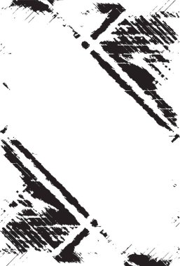 Grunge siyah ve beyaz kentsel vektör doku şablon. Karanlık dağınık toz sıkıntı arka plan kaplaması. Gürültü ve tahıl ile soyut noktalı, çizik, Vintage efekti oluşturmak kolay. Yaşlanma tasarım öğesi