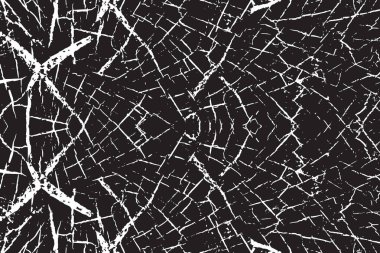 Grunge siyah ve beyaz kentsel vektör doku şablon. Karanlık dağınık toz sıkıntı arka plan kaplaması. Gürültü ve tahıl ile soyut noktalı, çizik, Vintage efekti oluşturmak kolay. Yaşlanma tasarım öğesi