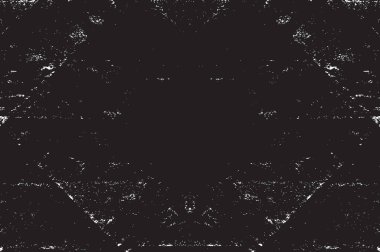 Grunge siyah ve beyaz kentsel vektör doku şablon. Karanlık dağınık toz sıkıntı arka plan kaplaması. Gürültü ve tahıl ile soyut noktalı, çizik, Vintage efekti oluşturmak kolay. Yaşlanma tasarım öğesi