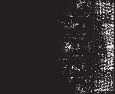 Grunge siyah ve beyaz kentsel vektör doku şablon. Karanlık dağınık toz sıkıntı arka plan kaplaması. Gürültü ve tahıl ile soyut noktalı, çizik, Vintage efekti oluşturmak kolay. Yaşlanma tasarım öğesi