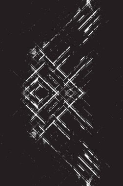 Grunge siyah ve beyaz kentsel vektör doku şablon. Karanlık dağınık toz sıkıntı arka plan kaplaması. Gürültü ve tahıl ile soyut noktalı, çizik, Vintage efekti oluşturmak kolay. Yaşlanma tasarım öğesi