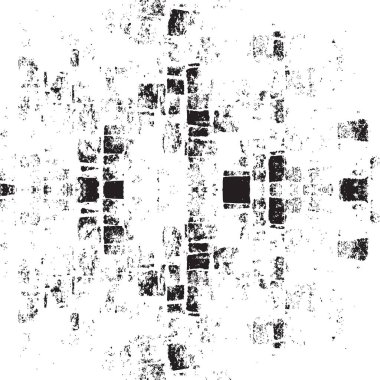 Grunge siyah ve beyaz kentsel vektör doku şablon. Karanlık dağınık toz sıkıntı arka plan kaplaması. Gürültü ve tahıl ile soyut noktalı, çizik, Vintage efekti oluşturmak kolay. Yaşlanma tasarım öğesi