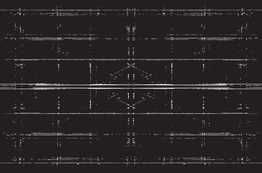 Grunge siyah ve beyaz kentsel vektör doku şablon. Karanlık dağınık toz sıkıntı arka plan kaplaması. Gürültü ve tahıl ile soyut noktalı, çizik, Vintage efekti oluşturmak kolay. Yaşlanma tasarım öğesi