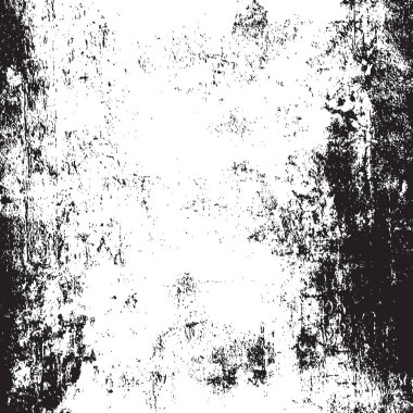 Grunge siyah ve beyaz kentsel vektör doku şablon. Karanlık dağınık toz sıkıntı arka plan kaplaması. Gürültü ve tahıl ile soyut noktalı, çizik, Vintage efekti oluşturmak kolay. Yaşlanma tasarım öğesi