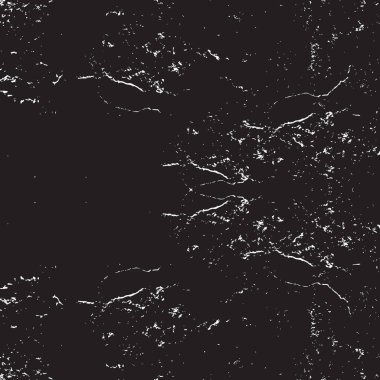 Grunge siyah ve beyaz kentsel vektör doku şablon. Karanlık dağınık toz sıkıntı arka plan kaplaması. Gürültü ve tahıl ile soyut noktalı, çizik, Vintage efekti oluşturmak kolay. Yaşlanma tasarım öğesi