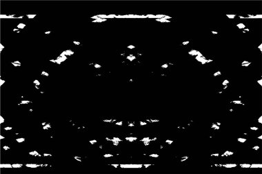 Grunge siyah ve beyaz kentsel vektör doku şablon. Karanlık dağınık toz sıkıntı arka plan kaplaması. Gürültü ve tahıl ile soyut noktalı, çizik, Vintage efekti oluşturmak kolay. Yaşlanma tasarım öğesi