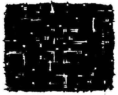 Grunge siyah ve beyaz kentsel vektör doku şablon. Karanlık dağınık toz sıkıntı arka plan kaplaması. Gürültü ve tahıl ile soyut noktalı, çizik, Vintage efekti oluşturmak kolay. Yaşlanma tasarım öğesi