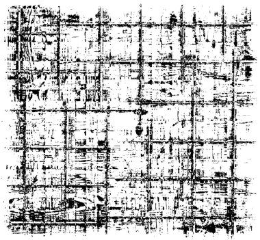 Grunge siyah ve beyaz kentsel vektör doku şablon. Karanlık dağınık toz sıkıntı arka plan kaplaması. Gürültü ve tahıl ile soyut noktalı, çizik, Vintage efekti oluşturmak kolay. Yaşlanma tasarım öğesi