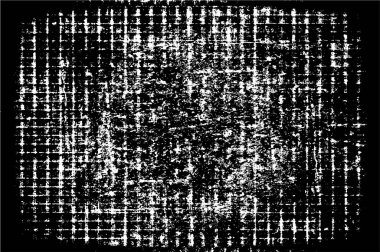 Grunge siyah ve beyaz kentsel vektör doku şablon. Karanlık dağınık toz sıkıntı arka plan kaplaması. Gürültü ve tahıl ile soyut noktalı, çizik, Vintage efekti oluşturmak kolay. Yaşlanma tasarım öğesi