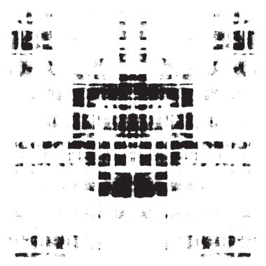 Grunge siyah ve beyaz kentsel vektör doku şablon. Karanlık dağınık toz sıkıntı arka plan kaplaması. Gürültü ve tahıl ile soyut noktalı, çizik, Vintage efekti oluşturmak kolay. Yaşlanma tasarım öğesi