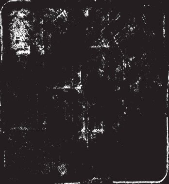 Grunge siyah ve beyaz kentsel vektör doku şablon. Karanlık dağınık toz sıkıntı arka plan kaplaması. Gürültü ve tahıl ile soyut noktalı, çizik, Vintage efekti oluşturmak kolay. Yaşlanma tasarım öğesi