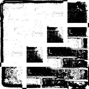 Grunge siyah ve beyaz kentsel vektör doku şablon. Karanlık dağınık toz sıkıntı arka plan kaplaması. Gürültü ve tahıl ile soyut noktalı, çizik, Vintage efekti oluşturmak kolay. Yaşlanma tasarım öğesi