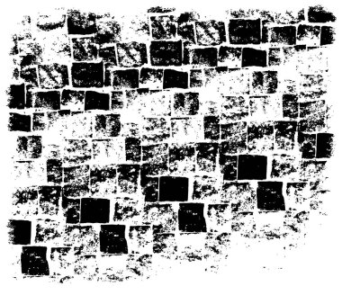 Grunge siyah ve beyaz kentsel vektör doku şablon. Karanlık dağınık toz sıkıntı arka plan kaplaması. Gürültü ve tahıl ile soyut noktalı, çizik, Vintage efekti oluşturmak kolay. Yaşlanma tasarım öğesi