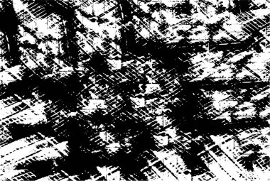 Grunge siyah ve beyaz kentsel vektör doku şablon. Karanlık dağınık toz sıkıntı arka plan kaplaması. Gürültü ve tahıl ile soyut noktalı, çizik, Vintage efekti oluşturmak kolay. Yaşlanma tasarım öğesi