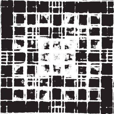 Grunge siyah ve beyaz kentsel vektör doku şablon. Karanlık dağınık toz sıkıntı arka plan kaplaması. Gürültü ve tahıl ile soyut noktalı, çizik, Vintage efekti oluşturmak kolay. Yaşlanma tasarım öğesi