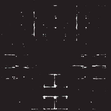 Grunge siyah ve beyaz kentsel vektör doku şablon. Karanlık dağınık toz sıkıntı arka plan kaplaması. Gürültü ve tahıl ile soyut noktalı, çizik, Vintage efekti oluşturmak kolay. Yaşlanma tasarım öğesi