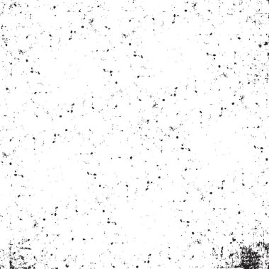 Grunge siyah ve beyaz kentsel vektör doku şablon. Karanlık dağınık toz sıkıntı arka plan kaplaması. Gürültü ve tahıl ile soyut noktalı, çizik, Vintage efekti oluşturmak kolay. Yaşlanma tasarım öğesi