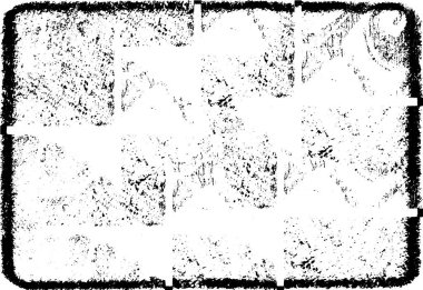 Grunge siyah ve beyaz kentsel vektör doku şablon. Karanlık dağınık toz sıkıntı arka plan kaplaması. Gürültü ve tahıl ile soyut noktalı, çizik, Vintage efekti oluşturmak kolay. Yaşlanma tasarım öğesi