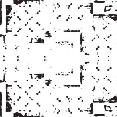 Grunge siyah ve beyaz kentsel vektör doku şablon. Karanlık dağınık toz sıkıntı arka plan kaplaması. Gürültü ve tahıl ile soyut noktalı, çizik, Vintage efekti oluşturmak kolay. Yaşlanma tasarım öğesi