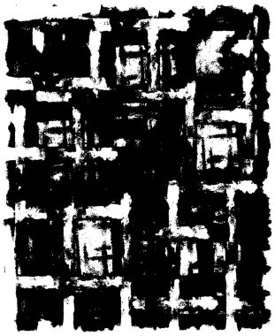 Grunge siyah ve beyaz kentsel vektör doku şablon. Karanlık dağınık toz sıkıntı arka plan kaplaması. Gürültü ve tahıl ile soyut noktalı, çizik, Vintage efekti oluşturmak kolay. Yaşlanma tasarım öğesi