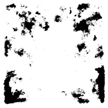 Grunge siyah ve beyaz kentsel vektör doku şablon. Karanlık dağınık toz sıkıntı arka plan kaplaması. Gürültü ve tahıl ile soyut noktalı, çizik, Vintage efekti oluşturmak kolay. Yaşlanma tasarım öğesi