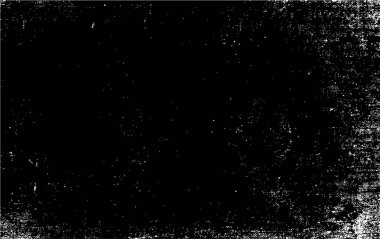 Grunge siyah ve beyaz kentsel vektör doku şablon. Karanlık dağınık toz sıkıntı arka plan kaplaması. Gürültü ve tahıl ile soyut noktalı, çizik, Vintage efekti oluşturmak kolay. Yaşlanma tasarım öğesi