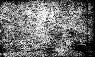 Grunge siyah ve beyaz kentsel vektör doku şablon. Karanlık dağınık toz sıkıntı arka plan kaplaması. Gürültü ve tahıl ile soyut noktalı, çizik, Vintage efekti oluşturmak kolay. Yaşlanma tasarım öğesi