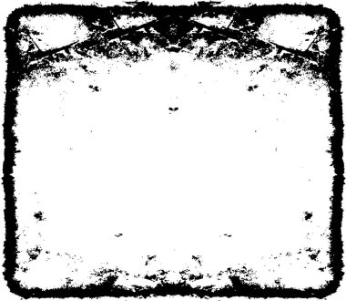 Grunge siyah ve beyaz kentsel vektör doku şablon. Karanlık dağınık toz sıkıntı arka plan kaplaması. Gürültü ve tahıl ile soyut noktalı, çizik, Vintage efekti oluşturmak kolay. Yaşlanma tasarım öğesi