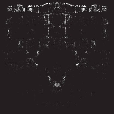 Grunge siyah ve beyaz kentsel vektör doku şablon. Karanlık dağınık toz sıkıntı arka plan kaplaması. Gürültü ve tahıl ile soyut noktalı, çizik, Vintage efekti oluşturmak kolay. Yaşlanma tasarım öğesi