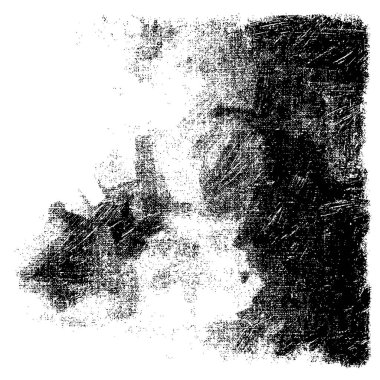 Grunge siyah ve beyaz kentsel vektör doku şablon. Karanlık dağınık toz sıkıntı arka plan kaplaması. Gürültü ve tahıl ile soyut noktalı, çizik, Vintage efekti oluşturmak kolay. Yaşlanma tasarım öğesi