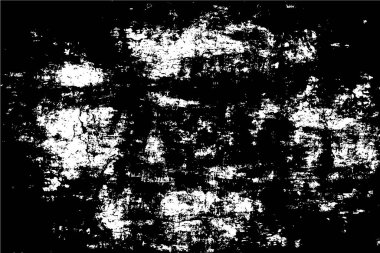 Grunge siyah ve beyaz kentsel vektör doku şablon. Karanlık dağınık toz sıkıntı arka plan kaplaması. Gürültü ve tahıl ile soyut noktalı, çizik, Vintage efekti oluşturmak kolay. Yaşlanma tasarım öğesi