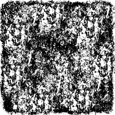 Grunge siyah ve beyaz kentsel vektör doku şablon. Karanlık dağınık toz sıkıntı arka plan kaplaması. Gürültü ve tahıl ile soyut noktalı, çizik, Vintage efekti oluşturmak kolay. Yaşlanma tasarım öğesi