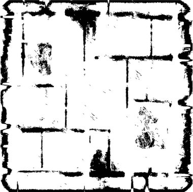 Grunge siyah ve beyaz kentsel vektör doku şablon. Karanlık dağınık toz sıkıntı arka plan kaplaması. Gürültü ve tahıl ile soyut noktalı, çizik, Vintage efekti oluşturmak kolay. Yaşlanma tasarım öğesi